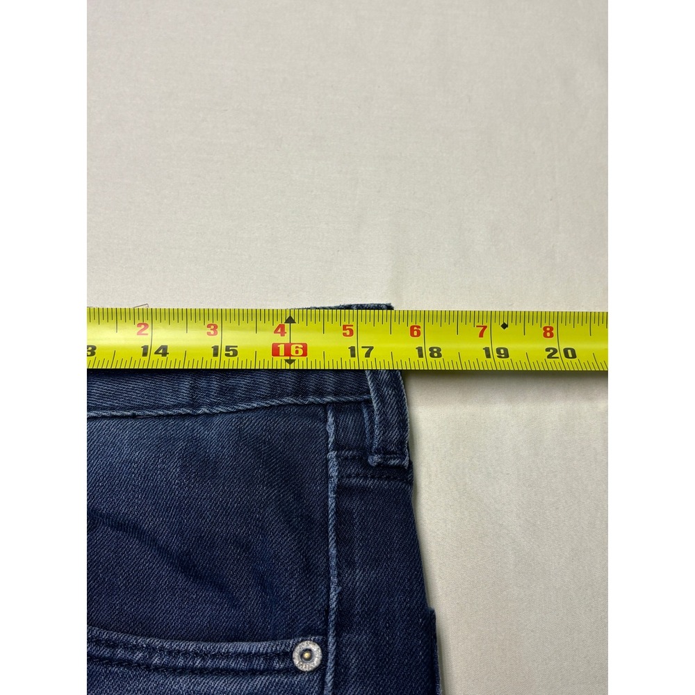 Scotch & Soda Amsterdams Blauw True Blue Jeans Mens 32x34 Dark Wash Button Fly - Picture 12 of 16